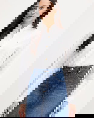 Tommy Hilfiger cămașă pentru femei, din bumbac