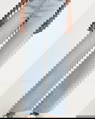 Armani Exchange blugi largi pentru femei