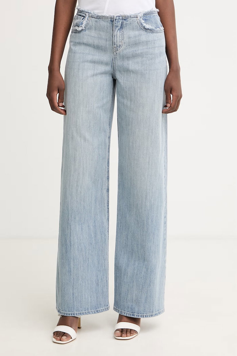 Armani Exchange blugi largi pentru femei