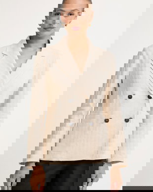 Max&Co. sacou cu două rânduri de nasturi pentru femei, cu in MCOGRADO