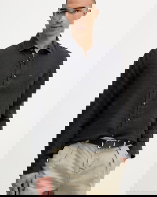 Michael Kors cămașă pentru bărbați din in