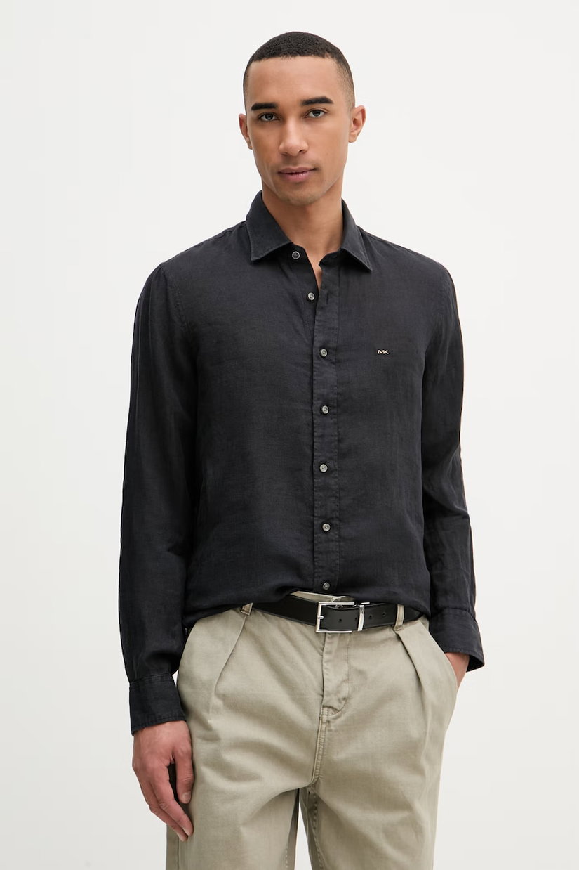 Michael Kors cămașă pentru bărbați din in