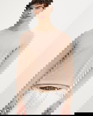 Trussardi pulover pentru bărbați, cu bumbac