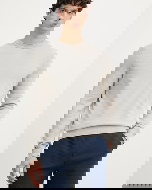 BOSS Orange pulover bărbați cu bumbac Asac_C