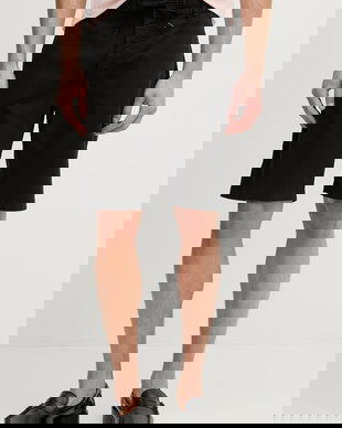 BOSS Orange pantaloni scurți chinos pentru bărbați, din bumbac cu elastan