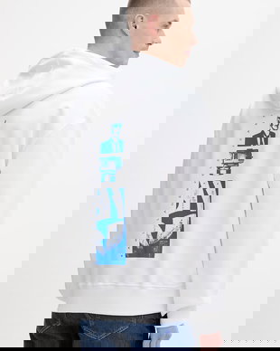 Karl Lagerfeld Jeans hanorac cu glugă pentru bărbați, din bumbac