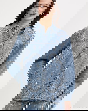 Liu Jo cămașă pentru femei, din denim