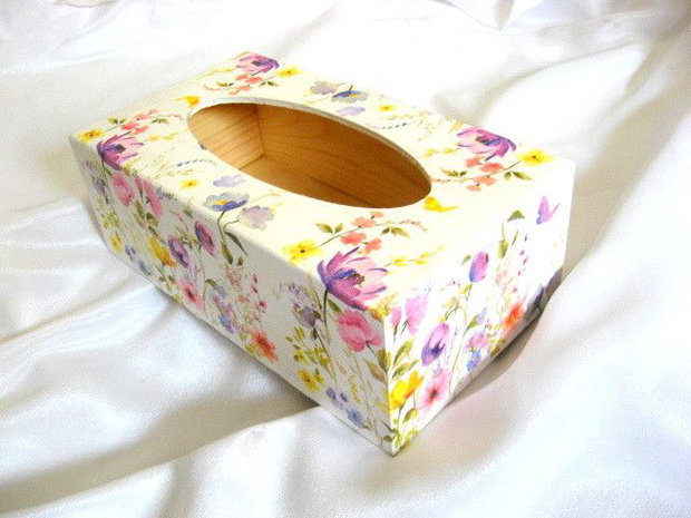 Cutie lemn pt servetele de hartie 52180