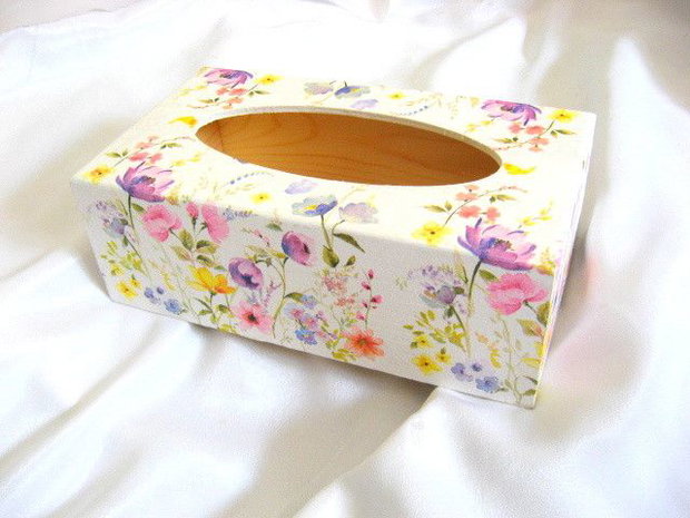 Cutie lemn pt servetele de hartie 52180
