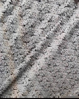 Cuvertura pat croșetată