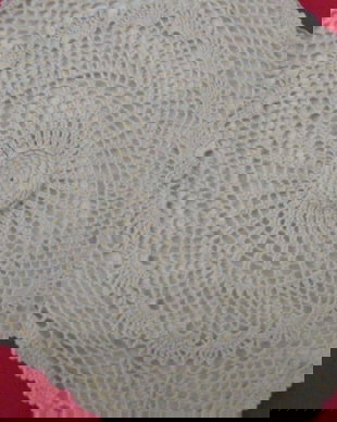 Husa perna decor, crosetata