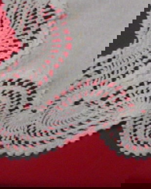 Traversa bumbac cu dantela