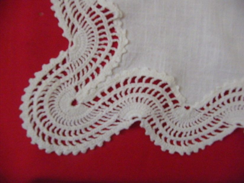 Traversa bumbac cu dantela