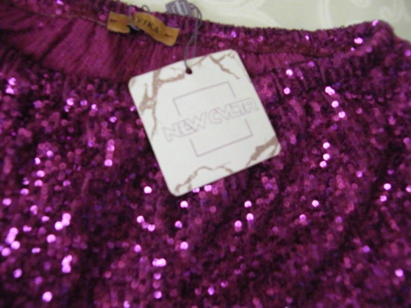 Noua-Fusta pantalon cu paiete