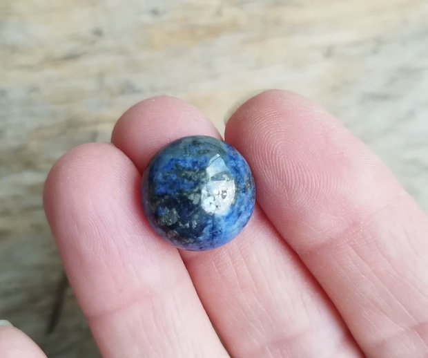 Cabochon lapis lazuli, 16 mm