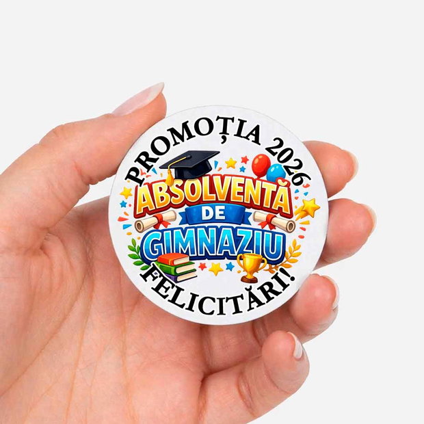 Insigna pentru Absolventi de Gimnaziu
