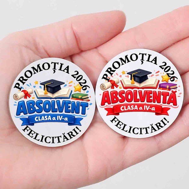 Insigna pentru Absolventi de Clasa a IV-a