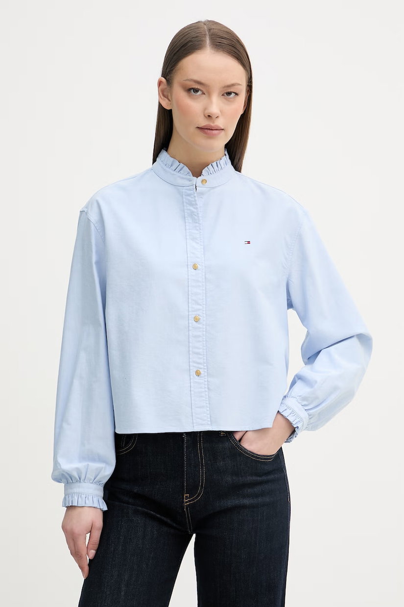 Tommy Hilfiger cămașă pentru femei, din bumbac