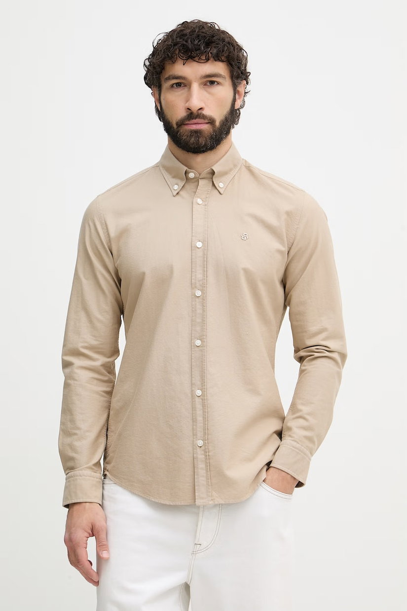 BOSS cămașă oxford pentru bărbați, din bumbac ROAN