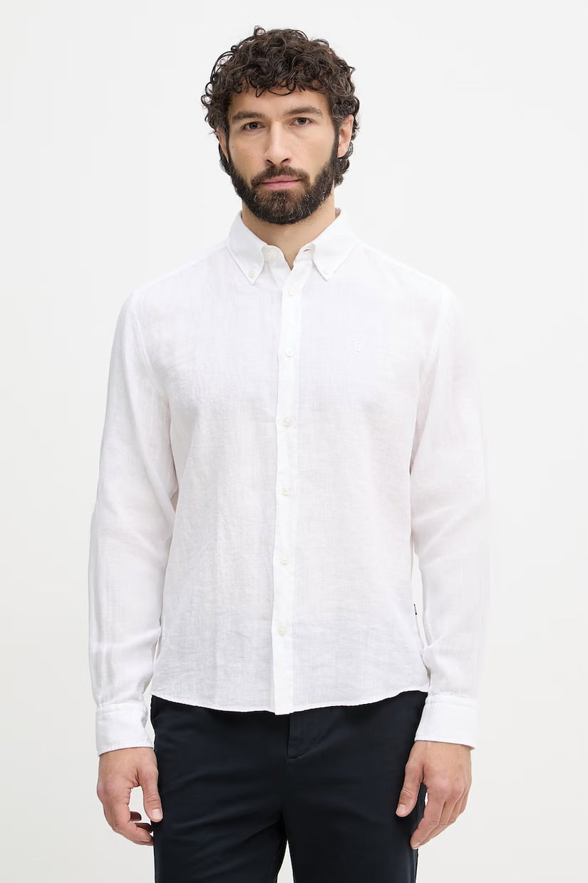 BOSS cămașă pentru bărbați, din in LIAM