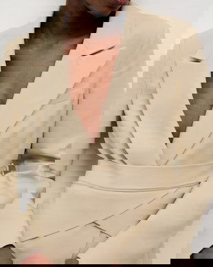 Answear.LAB sacou de costum pentru femei, cu vâscoză