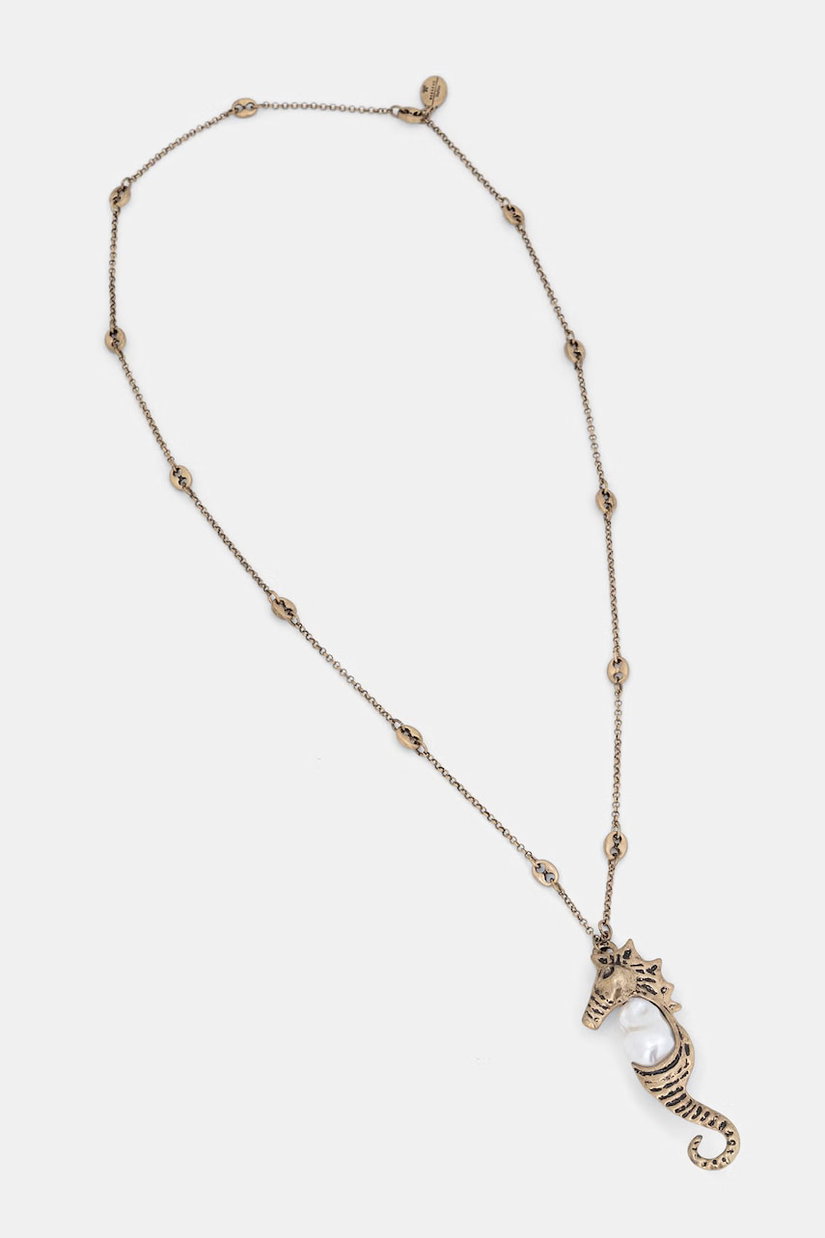 Weekend Max Mara colier cu pandantiv pentru femei, din metal AGIORNO