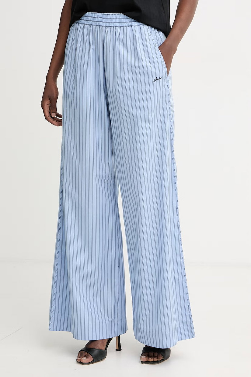 BOSS Orange pantaloni pentru femei, din bumbac C Tiplyn