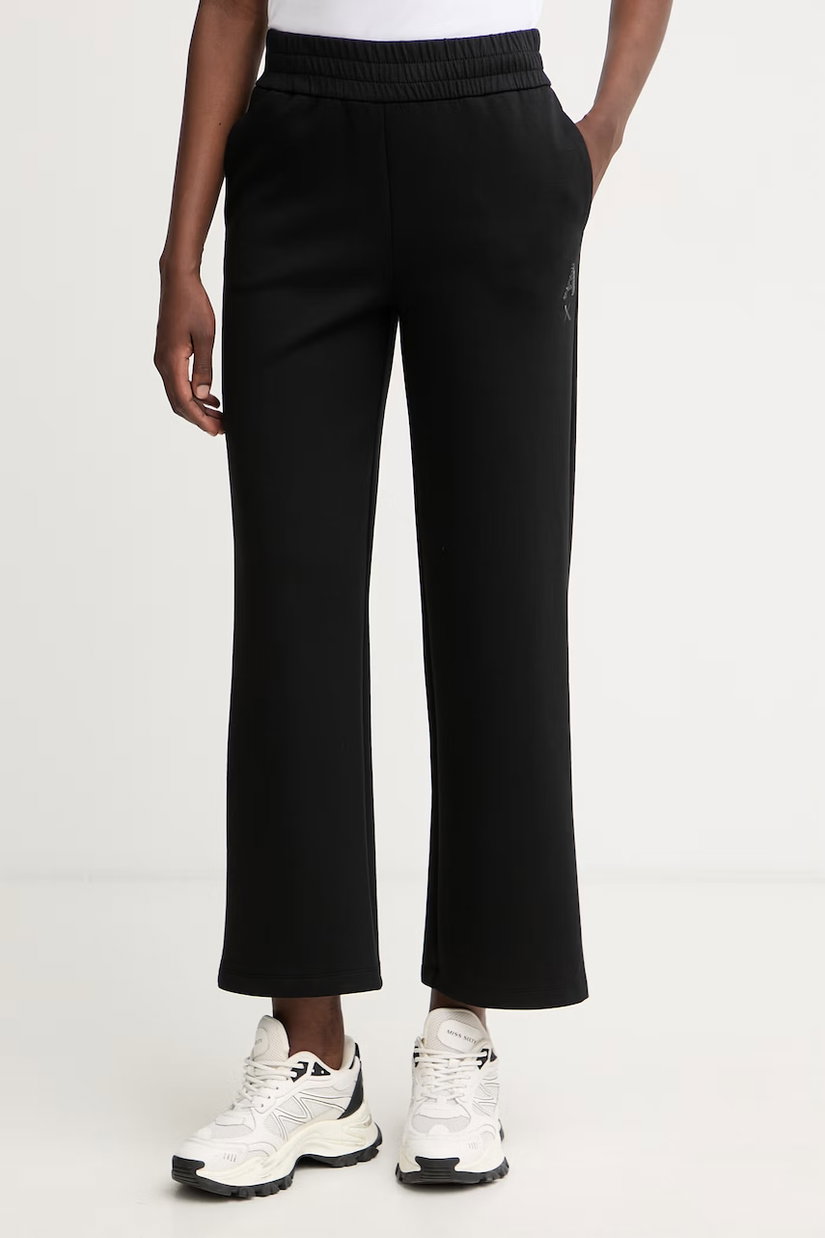 Armani Exchange pantaloni de trening pentru femei, cu bumbac