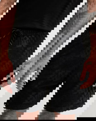 EA7 Emporio Armani pantaloni scurți de trening pentru bărbați, cu bumbac