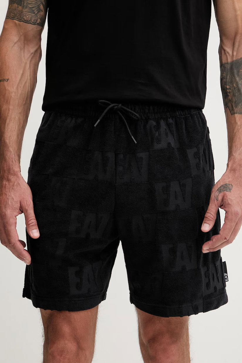 EA7 Emporio Armani pantaloni scurți de trening pentru bărbați, cu bumbac