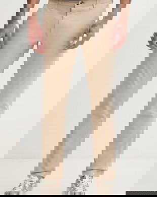 Helly Hansen pantaloni pentru bărbați, din bumbac cu elastan BRYGGEN