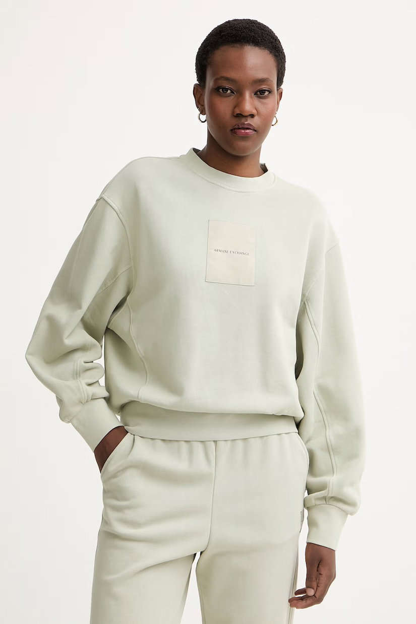 Armani Exchange hanorac pentru femei, din bumbac