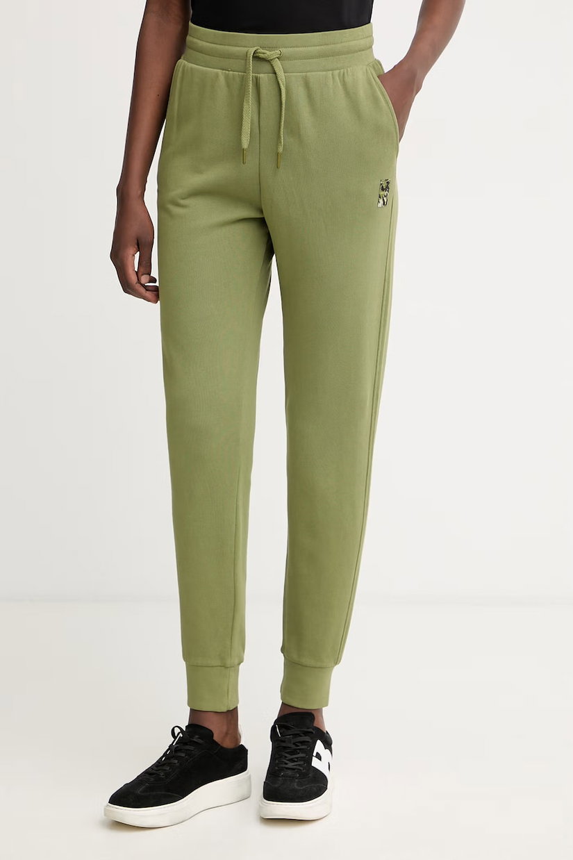 Armani Exchange pantaloni de trening pentru femei, din bumbac