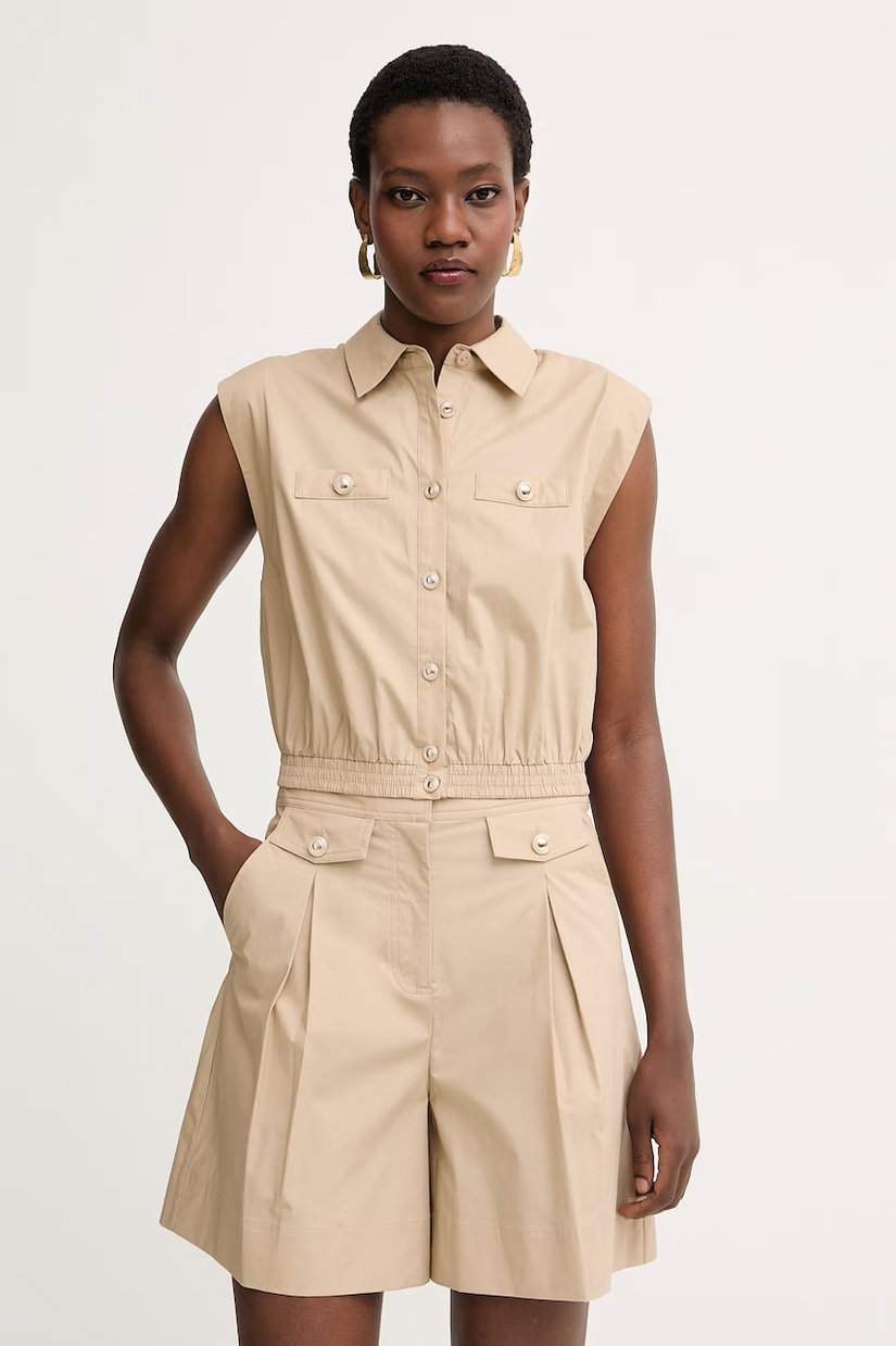 Twinset cămașă pentru femei, cu bumbac