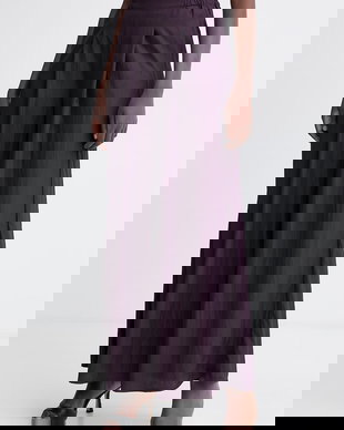 Max&Co. pantaloni palazzo pentru femei, cu vâscoză MCOMAGENTA