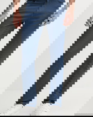 Trussardi pantaloni pentru bărbați, din bumbac cu elastan