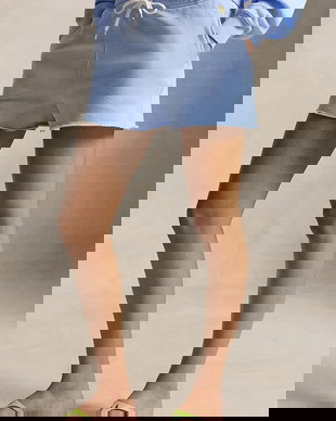 Polo Ralph Lauren pantaloni scurți de femei din bumbac ISLAND FLC-KNT-SHORTS