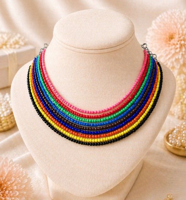 Choker finut in culori diverse