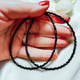 Colier Choker Din Cristale Negre Fațetate