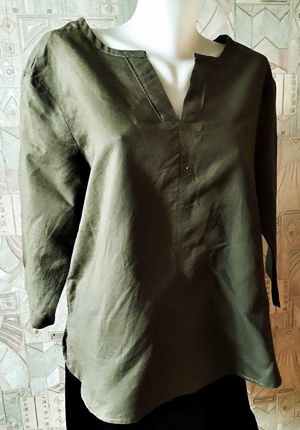 bluza de bumbac kaky