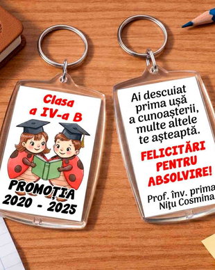 Breloc Personalizat cu Mascota | Clasa Buburuzelor