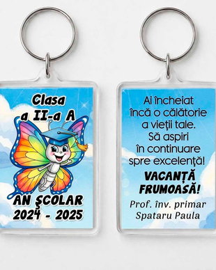 Breloc Personalizat cu Mascota | Clasa Fluturasilor