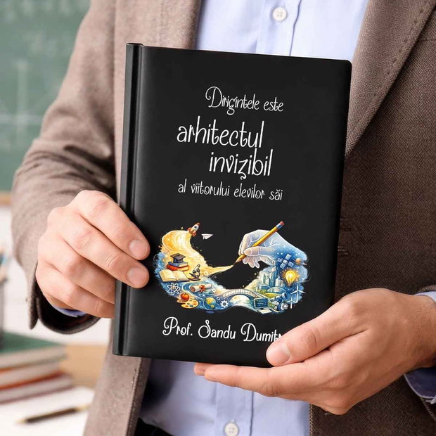 Agendă Personalizată pentru Diriginte Cadou Special cu Nume și Mesaj