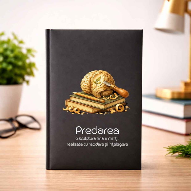 Agenda Personalizată Profesori - Predarea este Sculptura Minții
