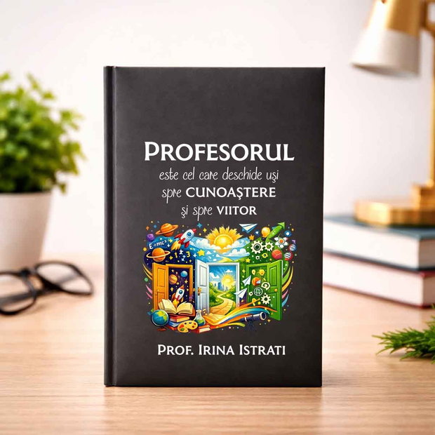 Agendă Personalizată Profesor cu Nume Cadou Unic