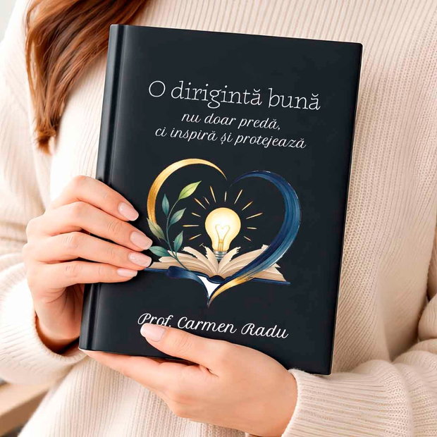 Agendă Personalizată pentru Diriginta Cadou Special cu Nume și Mesaj