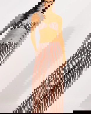 Seafolly pantaloni wide leg feminini Drawcord Wide