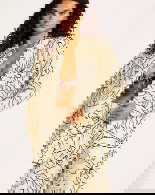 Seafolly cămașă de femei din vâscoză Long Sleeve Shirt