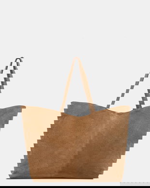 ViCOLO Tote bag femei din piele întoarsă