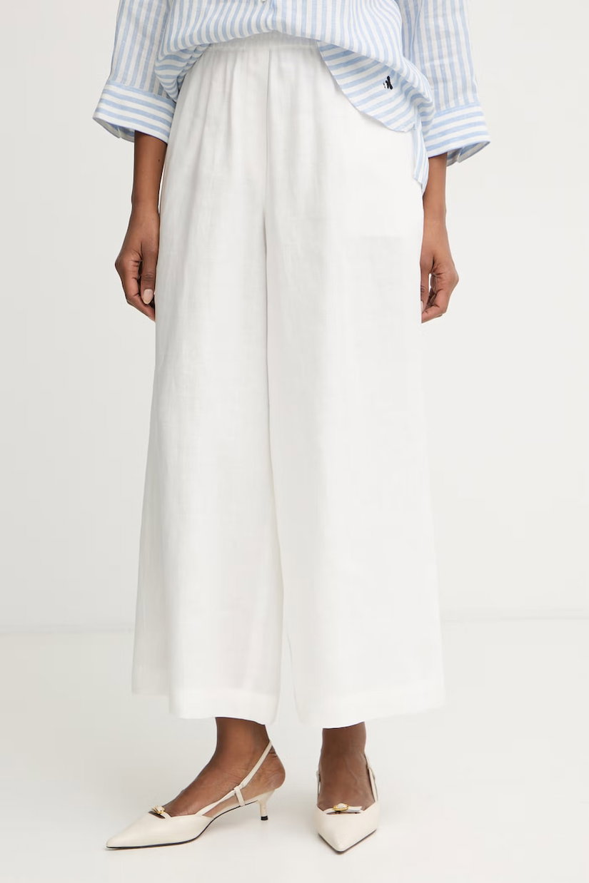 Weekend Max Mara pantaloni wide leg pentru femei, din FELINO